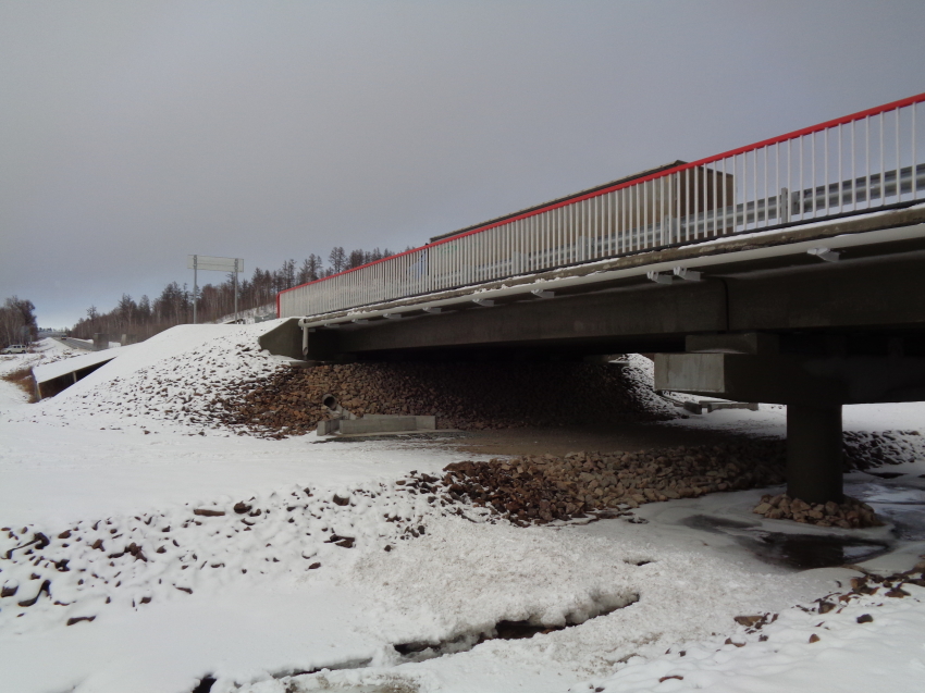 В Забайкалье на автодороге «Амур» завершен ремонт моста